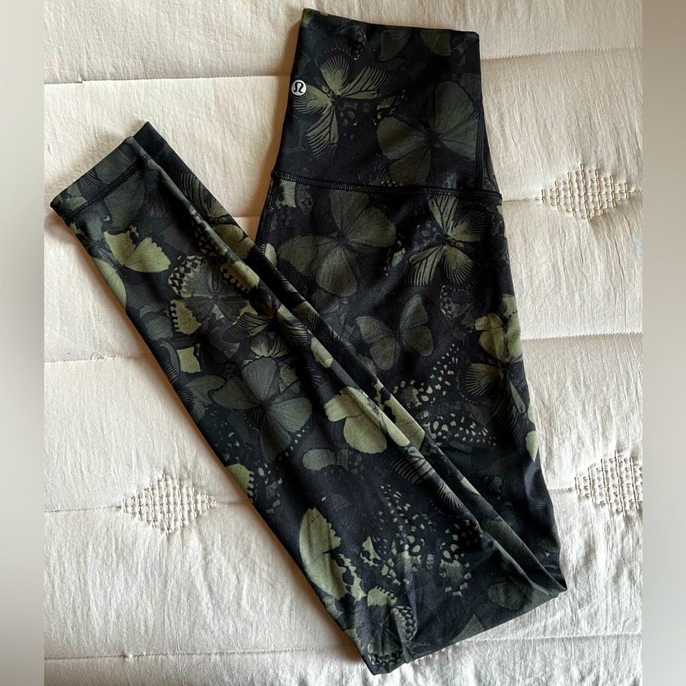 lululemon wunder under high rise full length tight, size 6